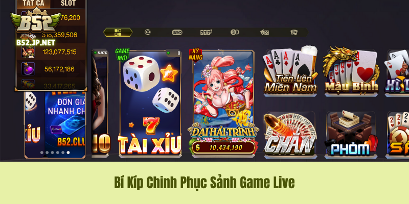 Bí Kíp Chinh Phục Sảnh Game Live Bí Kíp Chinh Phục Sảnh Game Live